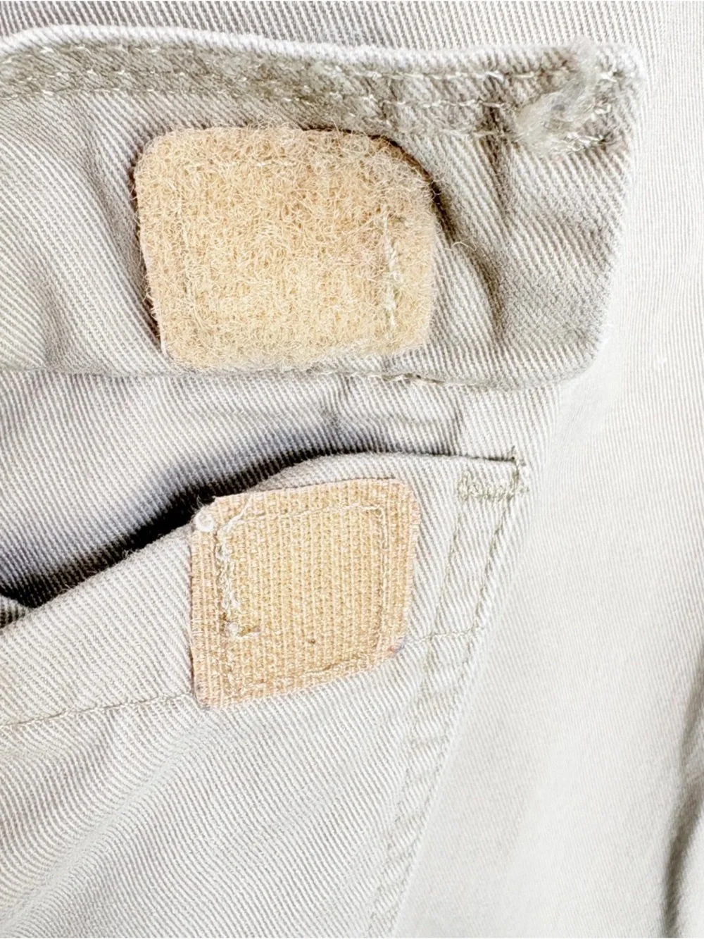 Vintage Wrangler Cargo Pants Women’s 36x30 Grey Cotton Twill Utility Workwear L - Picture 10 of 16